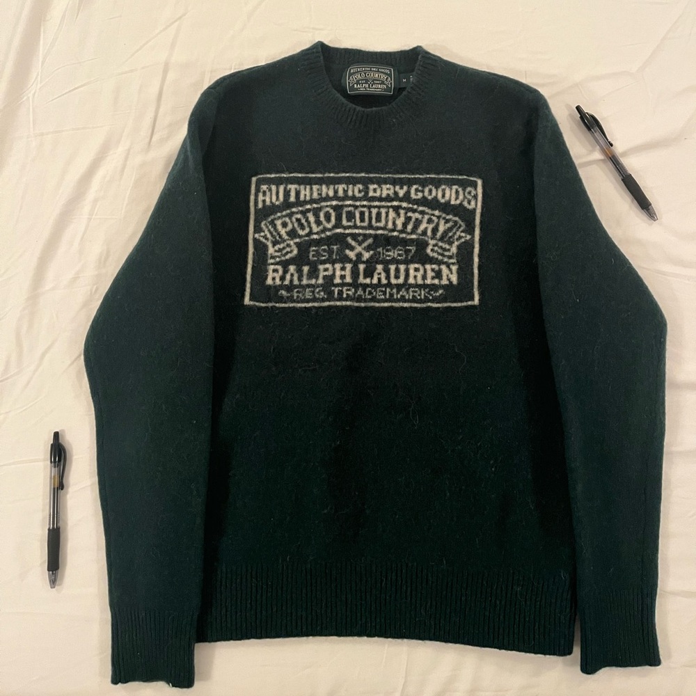 *RARE DEADSTOCK* Ralph Lauren Polo Country Authentic Dry Goods Sweater READ BIO
